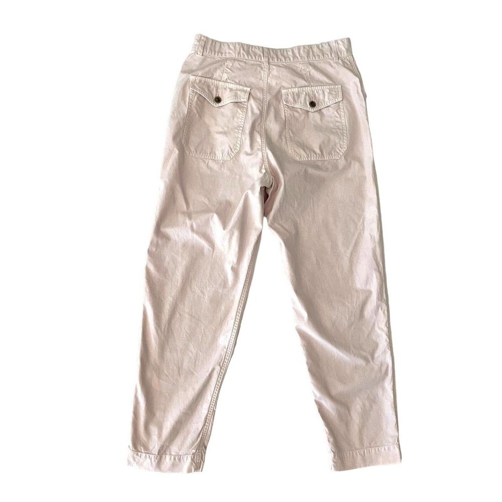 Officine Generale Saskia Light Pink High Rise Button Fly Chino Pants Size 30 - Picture 6 of 10